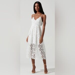 ASTR The Label A line Midi Dress